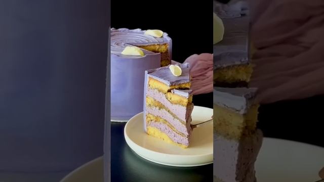 Торт «Черничный тирамису»  #cake #рецепт #тирамису