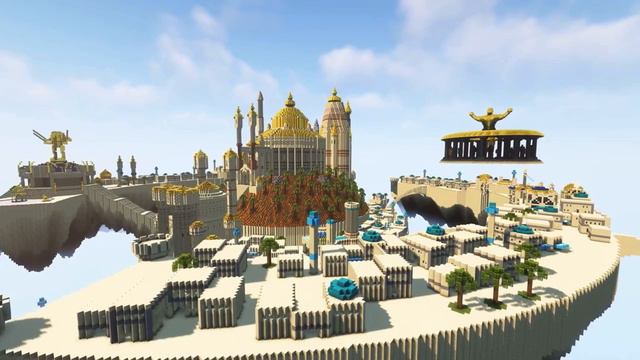 Замок Академии Волшебства из Героев меча и магии 5 в Майнкрафте смотреть онлайн