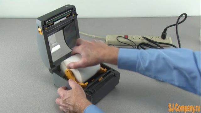 Начало работы прямой термопечати