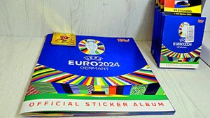 Topps Euro 2024 - открываем первые 5 блистеров