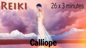 Healing Reiki Music with 26 x 3 minute tingsha bell timer - Calliope