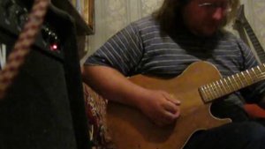 оригинальная самодельная гитара лес пол ,привет из 90-х