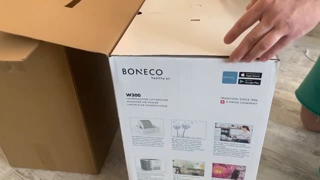 Распаковка - Мойка воздуха Boneco Air-O-Swiss W300 смотреть онлайн