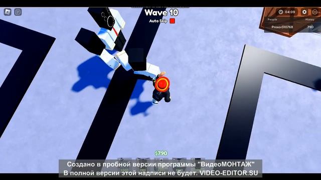 Toilet tower Defens в роблокс игра про скибиди туалеты! смотреть онлайн