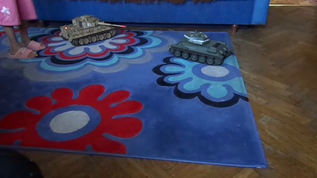 Р\У танки 1:16 бой с внучкой. смотреть онлайн