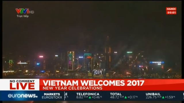 Встреча Нового года 2017 во Вьетнаме(Vietnam welcomes 2017)