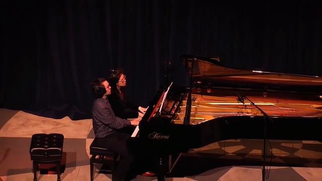 Watashi no uso from Your Lie in April (Piano duet) смотреть онлайн
