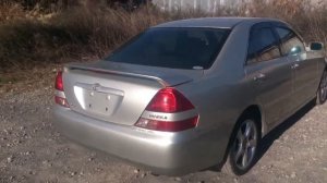 Видео-тест автомобиля Toyota Mark II (1JZ-FSE, 2001г, серый)