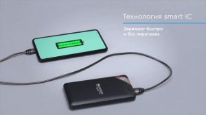 Внешний аккумулятор (Power Bank) CANYON PB-102, 10000мAч