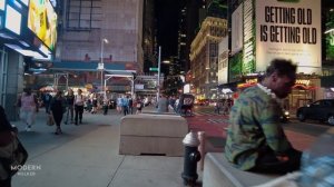 4K | New York City Night Walk | Hell's kitchen | Times Square at Night | Walking in NYC | 2022