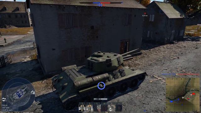 War Thunder: T-34-85 | Момент захвата зоны | Восточная Европа смотреть онлайн