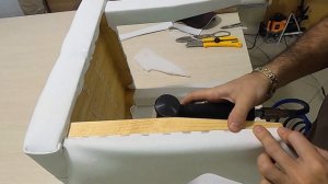 DIY padded stool Пуфик Табурет своими руками