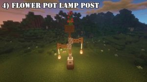 Minecraft: How to Build 5 Unique LAMP POST Designs