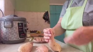 Начиняем гусиные шейки. //