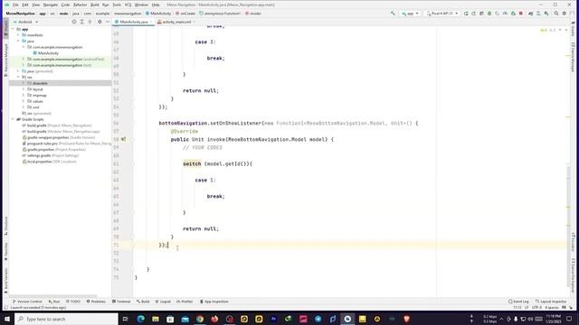 Create Meow Bottom Navigation View | App Development | Android Studio смотреть онлайн