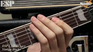 ESP LTD EC 401 in Vintage Black Guitar Demo - Sam Bell @ Nevada Music UK