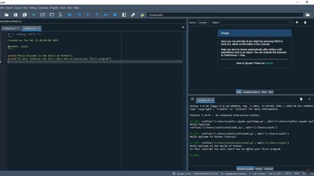 Learn Python Programming - Your First Program in Python