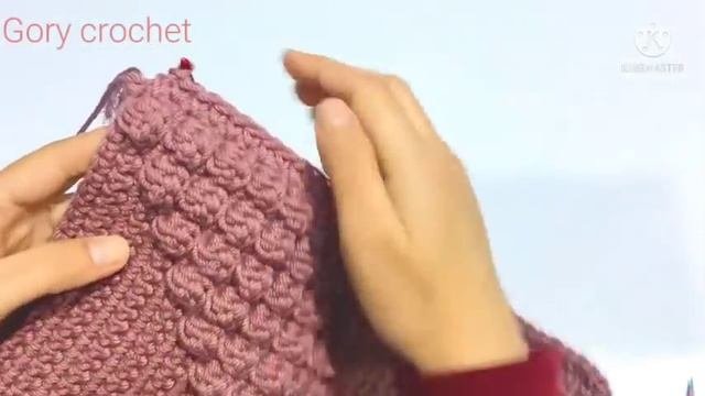 شنطه كروشيه بغرزه الفشاره/Crochet Bag With Popcorn Stitch/Сумка крючком/Bolso De Ganchillo/tığ Işi