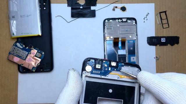 Как поменять дисплей на телефоне Realme C21 Как разобрать телефон