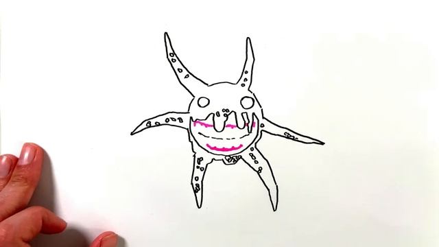 How to Draw Screech From DOORS (Roblox) смотреть онлайн