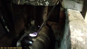 печь на отработанном масле из баллонов под фреон