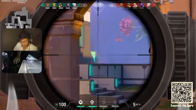 *VALORANT BATTLEPASS GIVEAWAY* | FaceCam + HandCam | Valorant India Live | Current rank: Gold 1 | смотреть онлайн