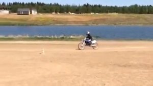 Первый урок по мотокроссу