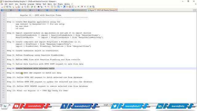 Angular 11 - CRUD with Reactive Forms and HttpClient Module - Learn Infinity смотреть онлайн