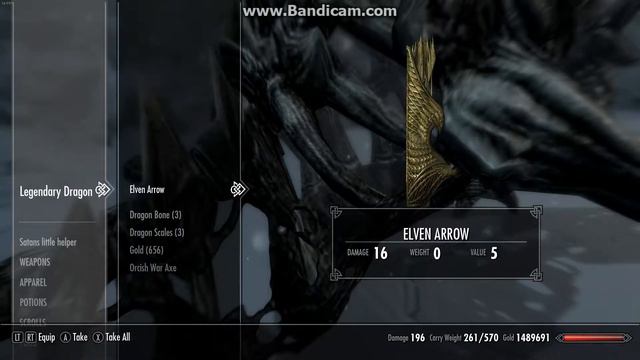 Skyrim: First legendary dragon fight смотреть онлайн