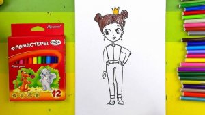 Дарья — Царевна Несмеяна как нарисовать Царевну от РыбаКит