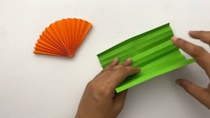 INDEPENDENCE DAY CRAFT FOR KIDS / TRICOLOR Paper Fan / Republic Day Paper Craft for School