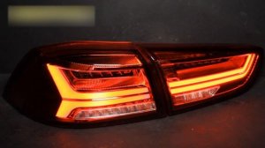 Фонари на Лансер 10 в стиле Ауди