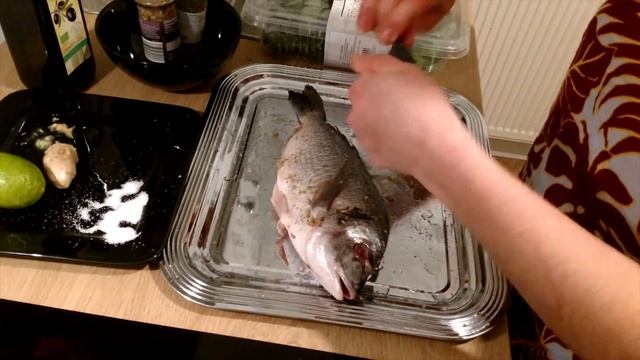 Рыба Дорадо на гриле (в духовке). Dorada, Золотистый спарили или аурата