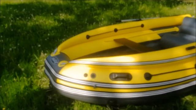 Лодка Риф Тритон Скат 370F НДНД желто серая 2019 смотреть онлайн