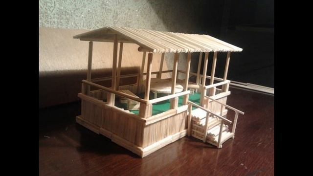 поделки из спичек своими руками #самоделки смотреть онлайн