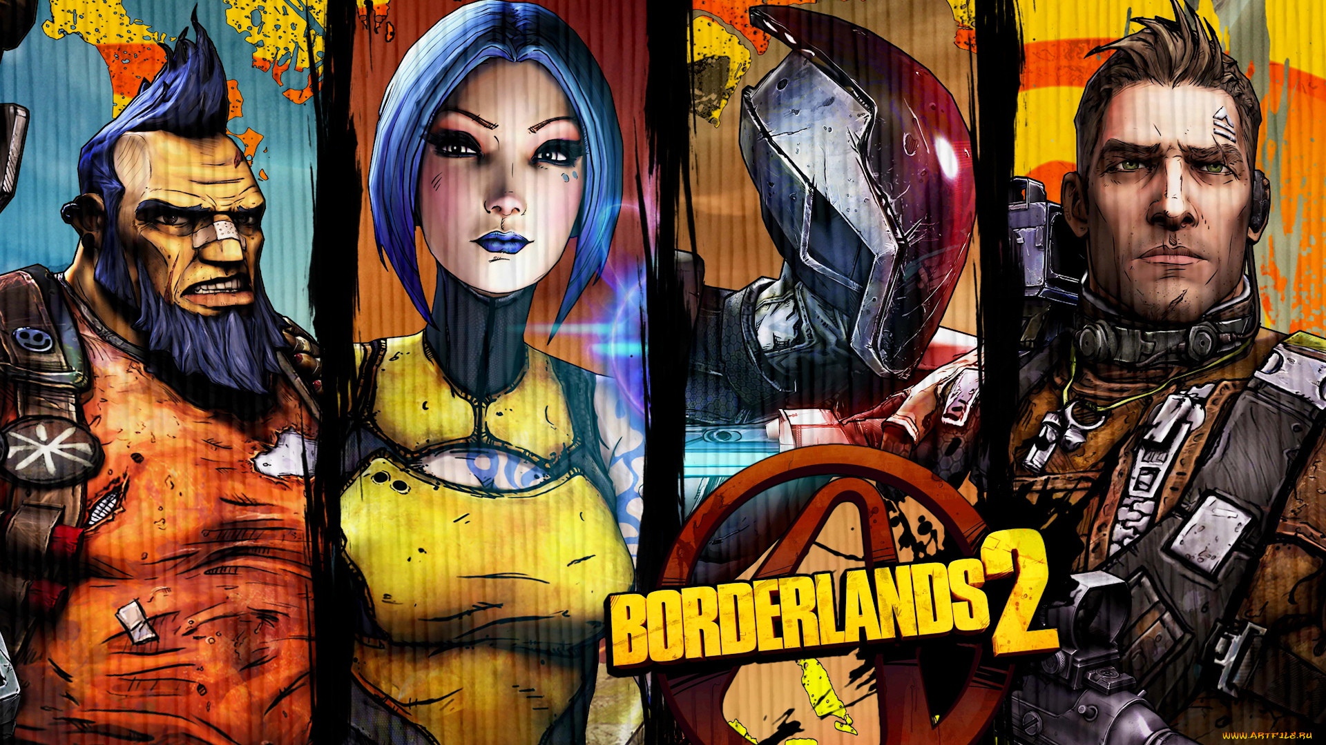 Фото в стиле borderlands