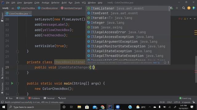 Java #GUI Color Check Boxes смотреть онлайн