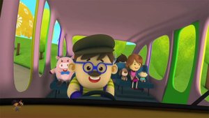 The Wheels On The Bus | Bus Song For Kids | Nursery Rhymes and Children Songs with Little Eddie