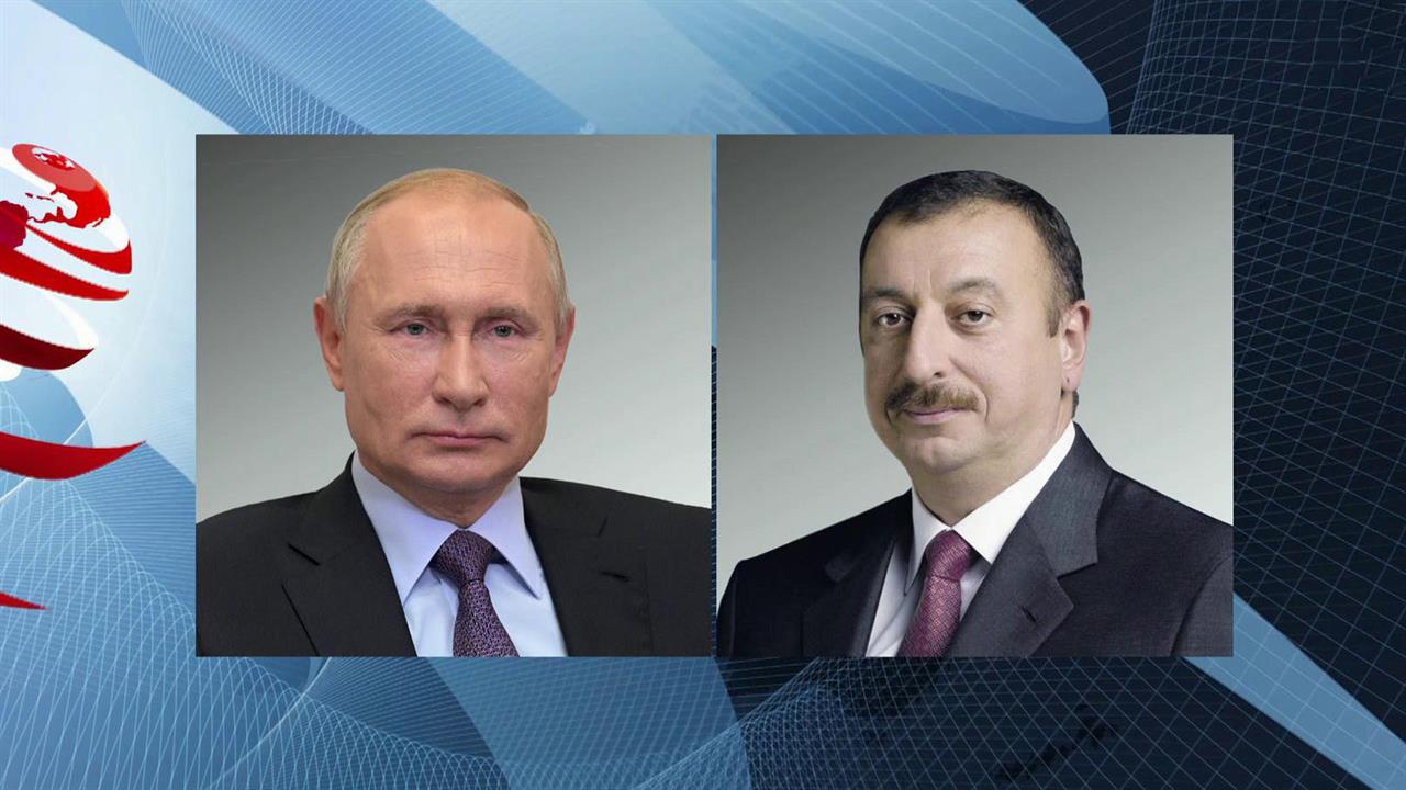 Владимир Путин поздравил президента Азербайджана Ильхама Алиева с днем рождения