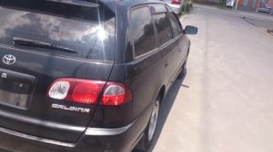 Видео-тест автомобиля Toyota Caldina (AT211-3029915 2000г)