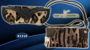 Оригинальные леопардовые футляры для очков из натурального меха. Комбинирование с кожей. 2 варианта.