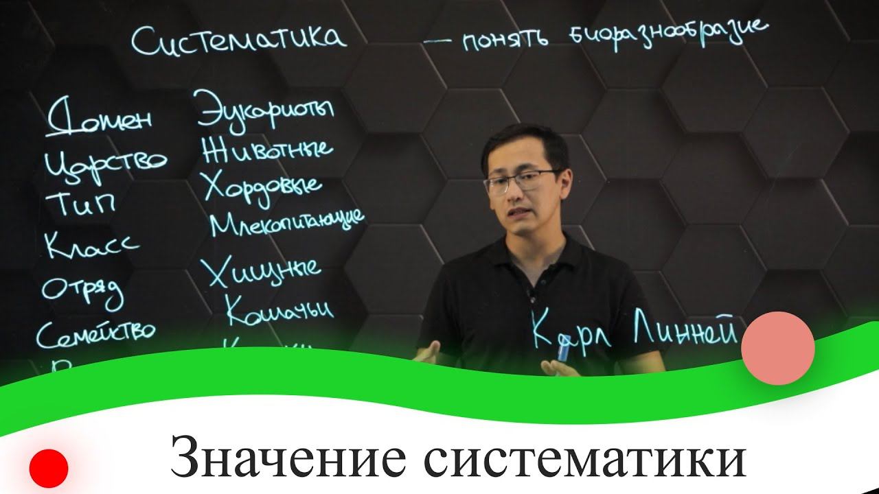 Значение систематики. 7 класс.