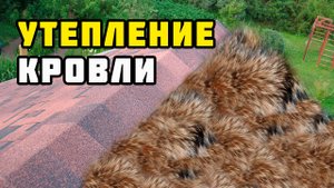 Утепление кровли | Каркасный дом своими руками | Часть 51