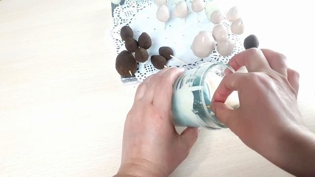 украшаем Куличи шоколадными гнёздами и яйцами из бисквита!!! Выглядит шикарно