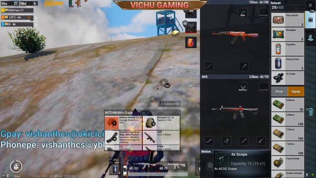 PUBG Mobile Unban New Metro Royal Tamil🔴 Live Streaming | Vichu Gaming  #pubgmobile #pubgunban