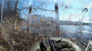 Охота на уток весной/Охота на уток из укрытия/Лодка скрадок