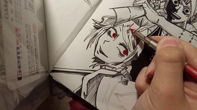 Juuzou Suzuya art process смотреть онлайн