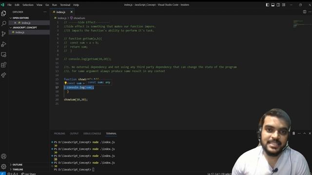 Side Effects in Function | Pure Function | Concepts & Example | Explained  #javatutorial