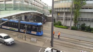 MVG Munich trams near Holzapfelstraße tram stop / Bayerstraße