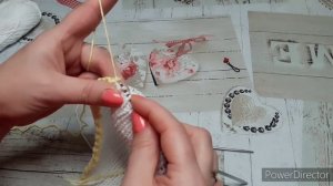 #вязание Двойная горловина.Ложная кеттлевка спицами с верху.МК.